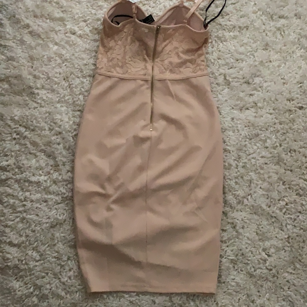 NWT nude bodycon dress - Picture 5 of 7